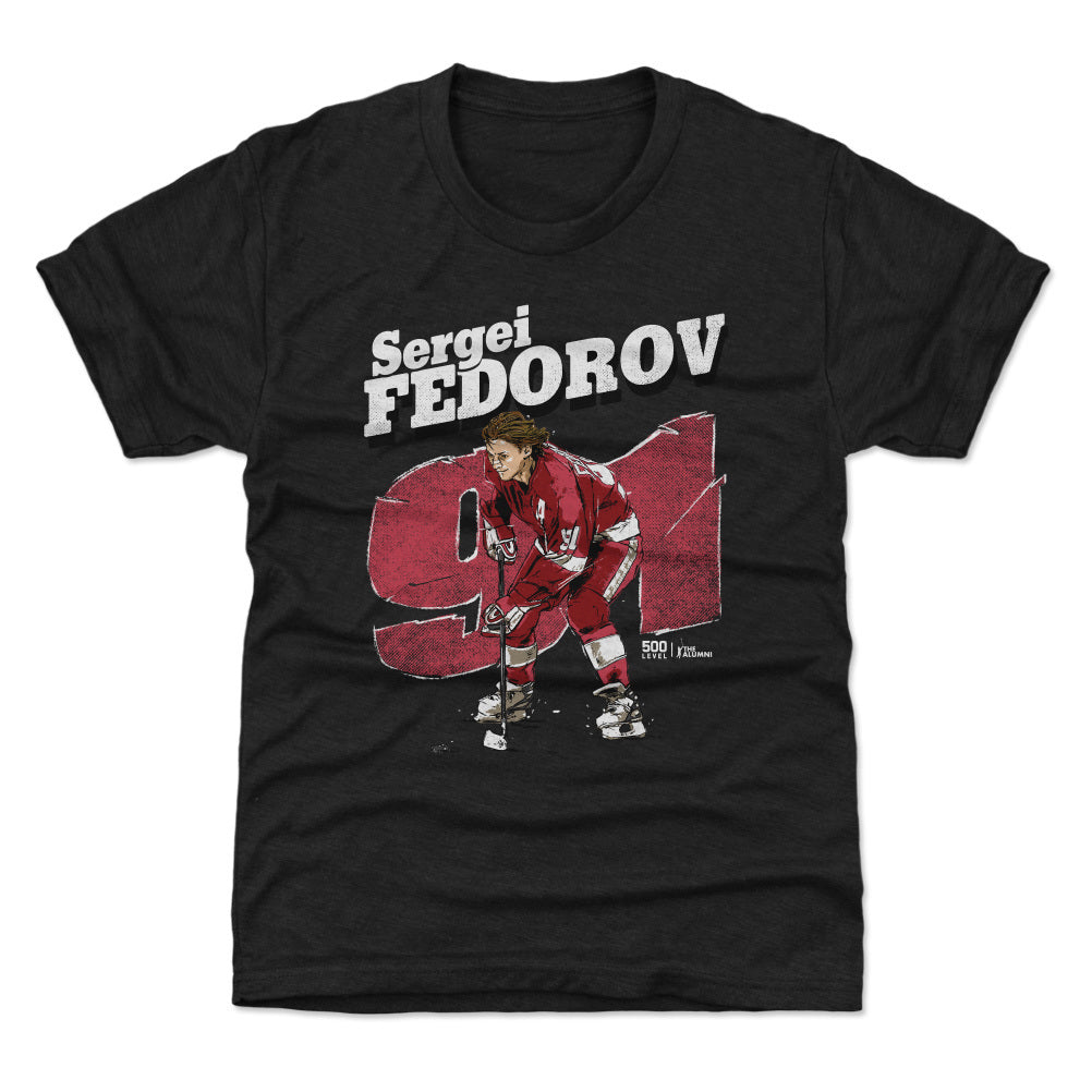 Sergei Fedorov Detroit Retro WHT
