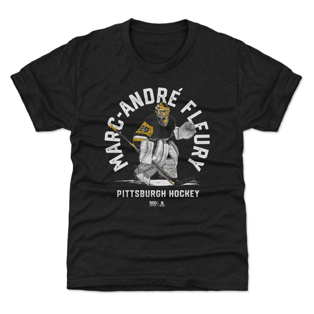 Marc-Andre Fleury Pittsburgh Emblem WHT