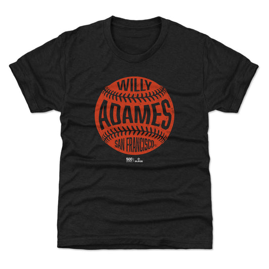 Willy Adames San Francisco Vintage Baseball WHT Kids T Shirt 500 Level Officially Licensed Fan Gear
