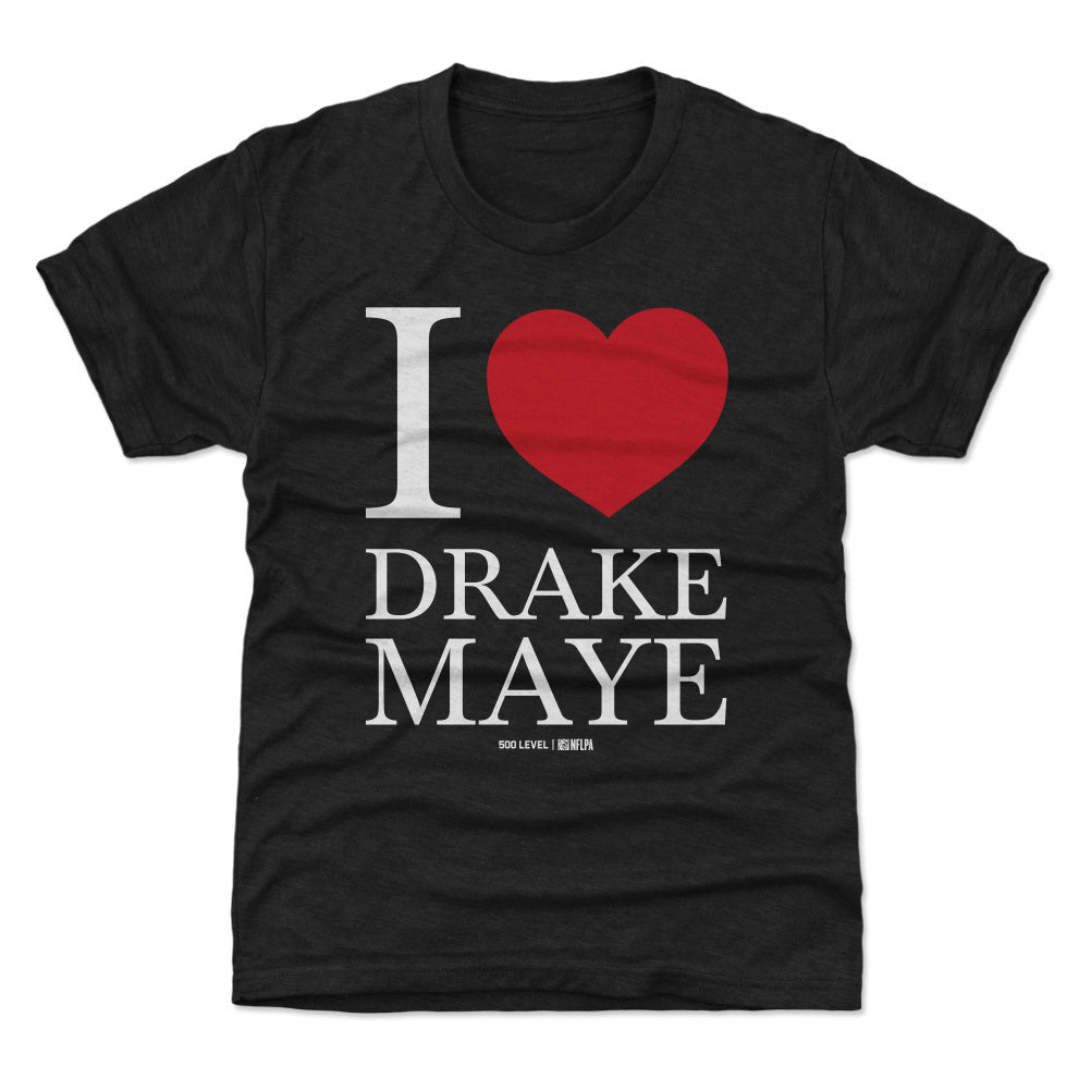 Drake Maye New England I Heart WHT