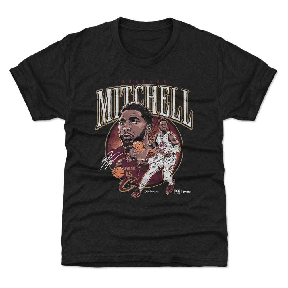 Donovan Mitchell Cleveland Cavaliers Trio WHT