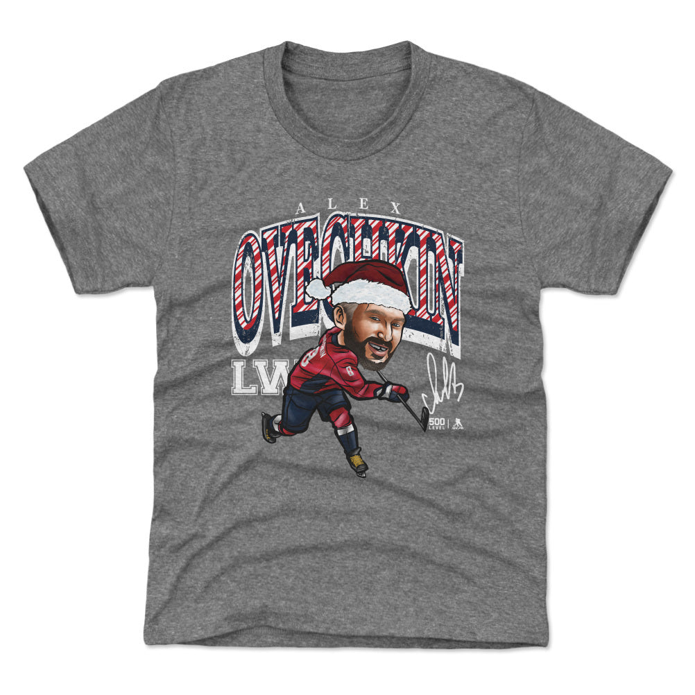 Alex Ovechkin Washington Cartoon Santa Hat WHT