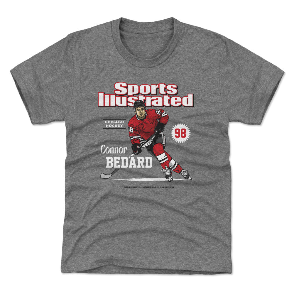Connor Bedard Sports Illustrated & Chicago Card WHT