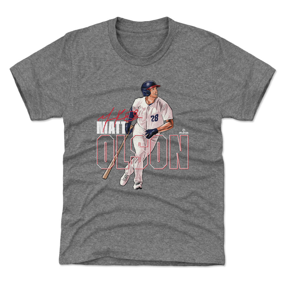 Matt Olson Atlanta Stance WHT