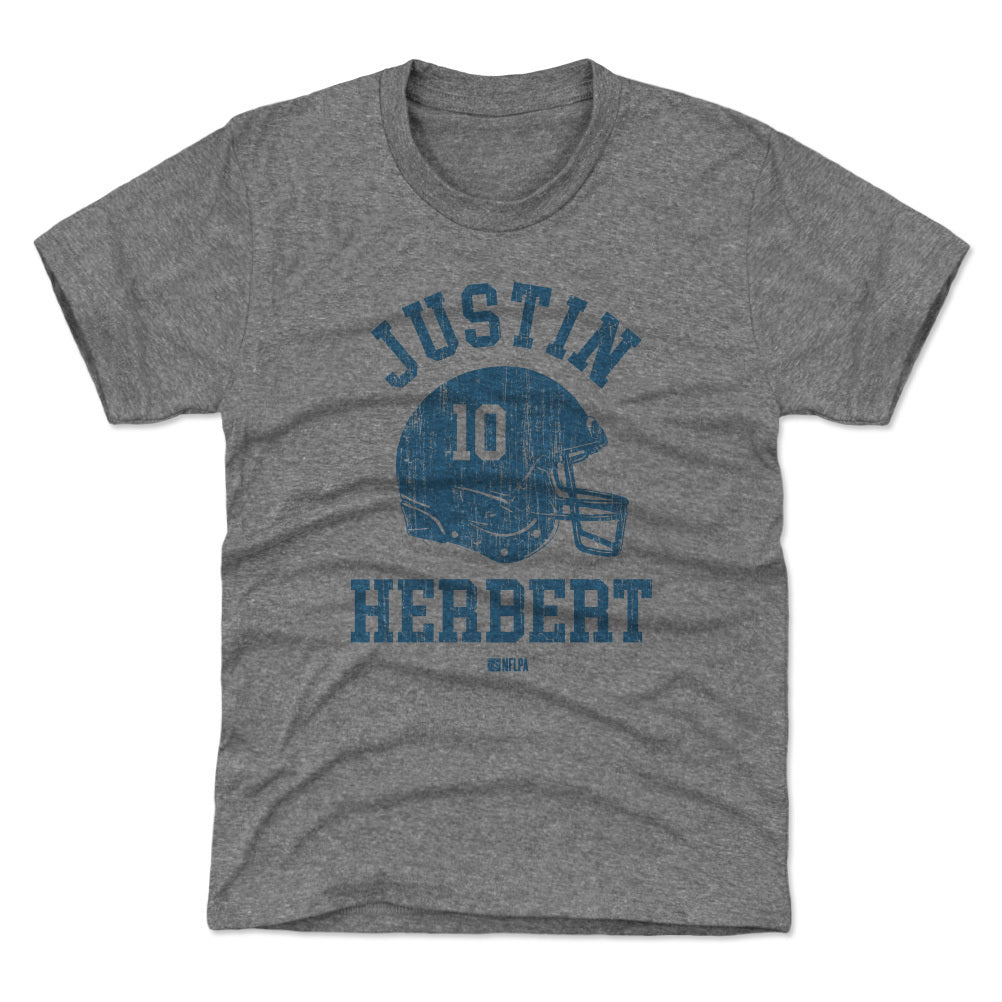 Justin Herbert Los Angeles C Helmet Font