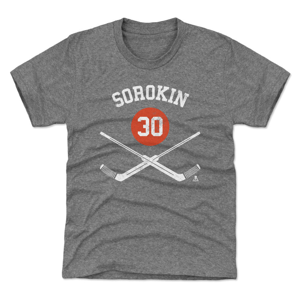 Ilya Sorokin New York I Goalie Sticks WHT