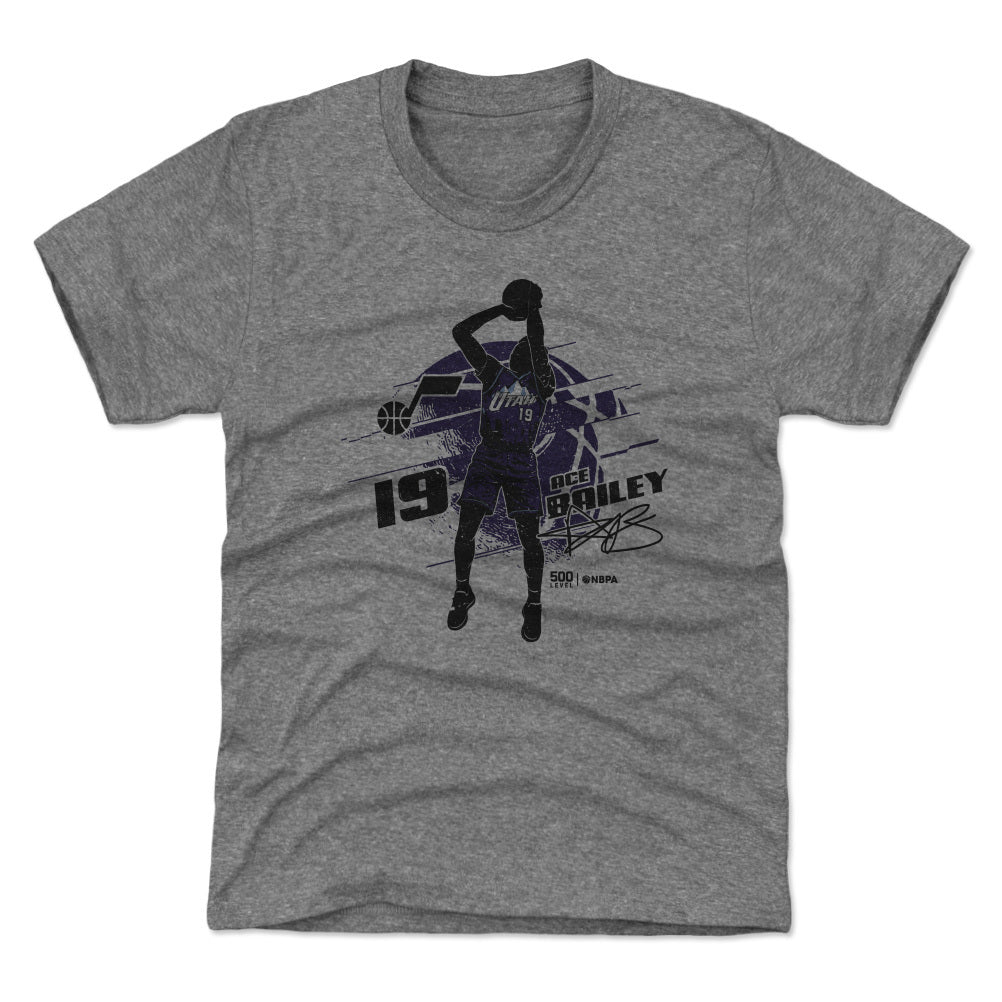 Ace Bailey Utah Jazz Silhouette