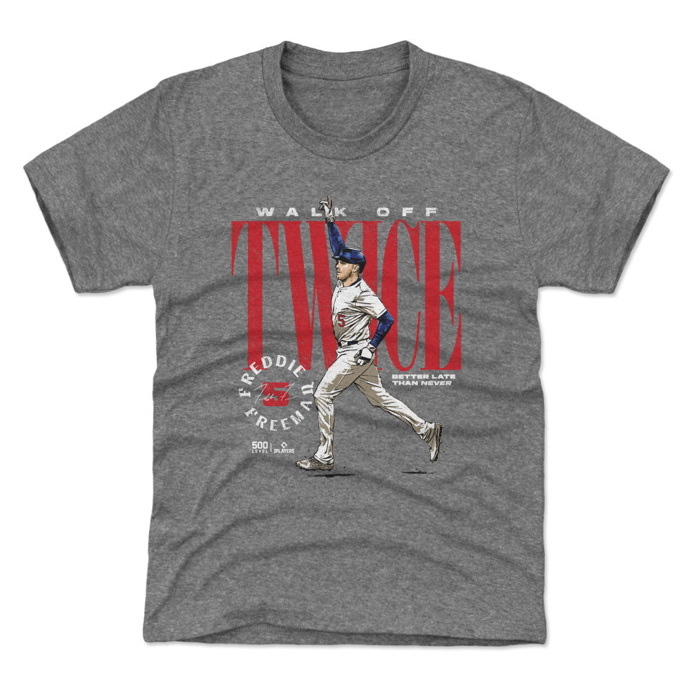 Freddie Freeman Los Angeles D Walk Off Twice WHT