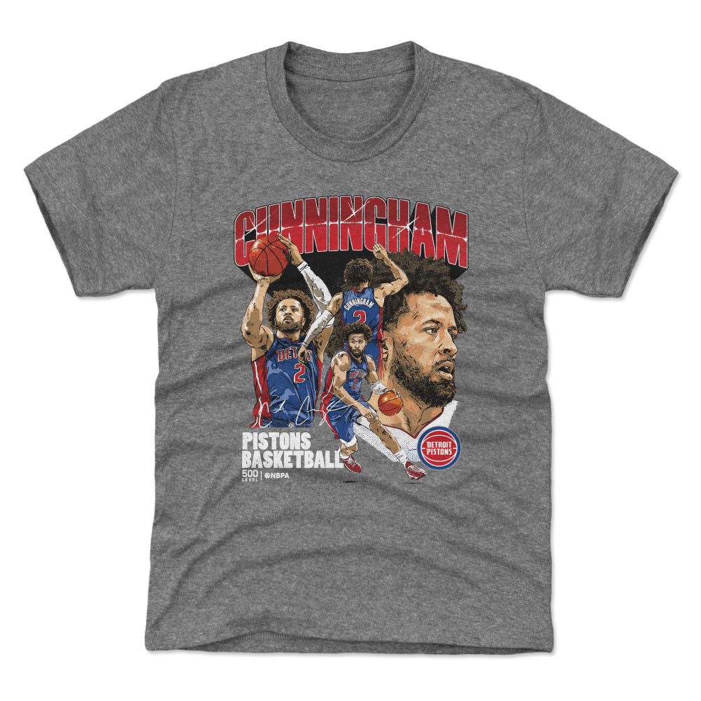 Cade Cunningham Detroit Pistons Collage WHT