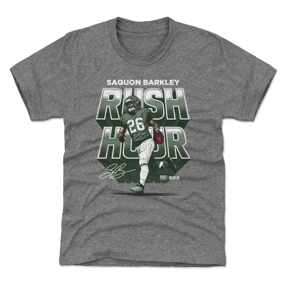 Saquon Barkley Philadelphia Rush Hour WHT