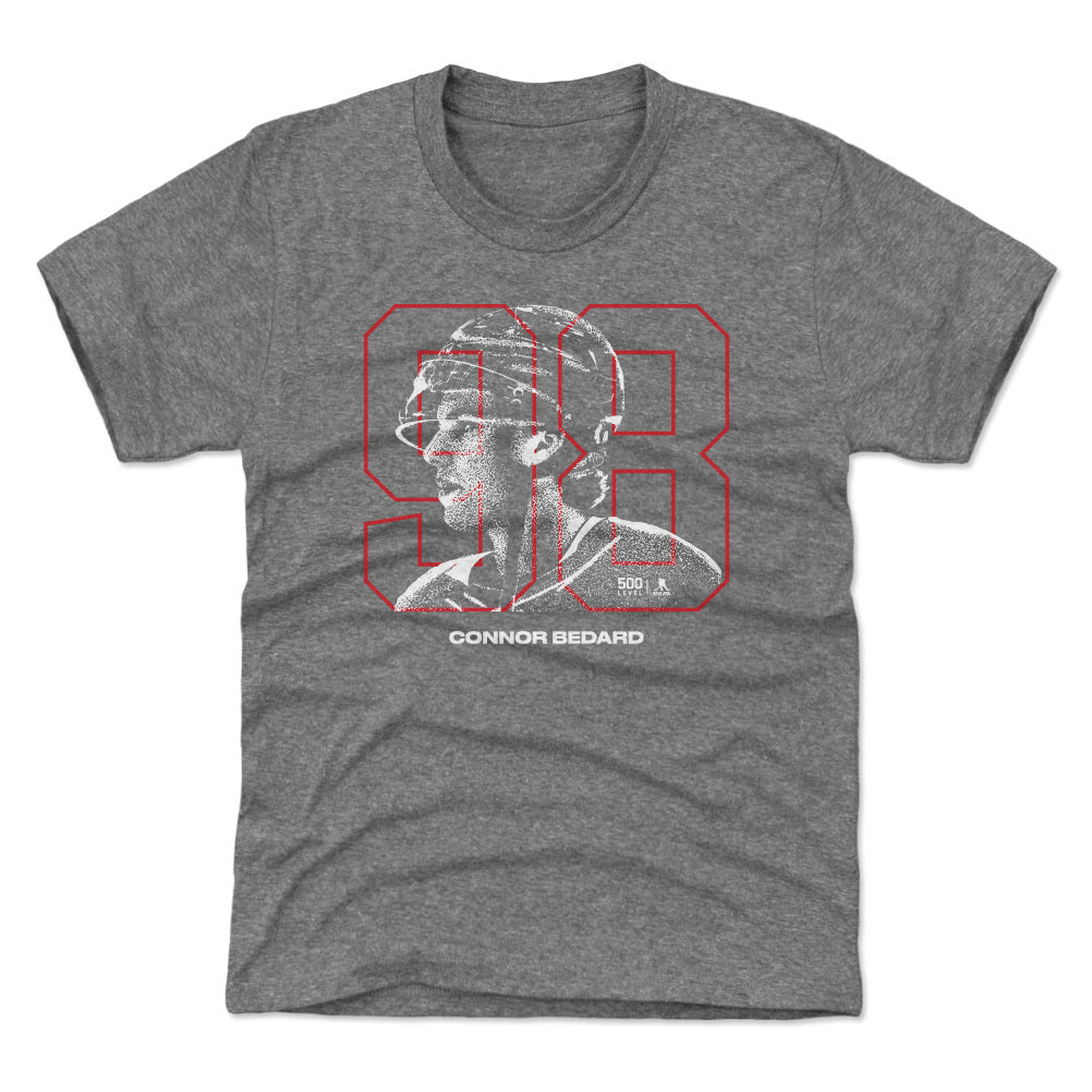 Connor Bedard Chicago Overlay WHT
