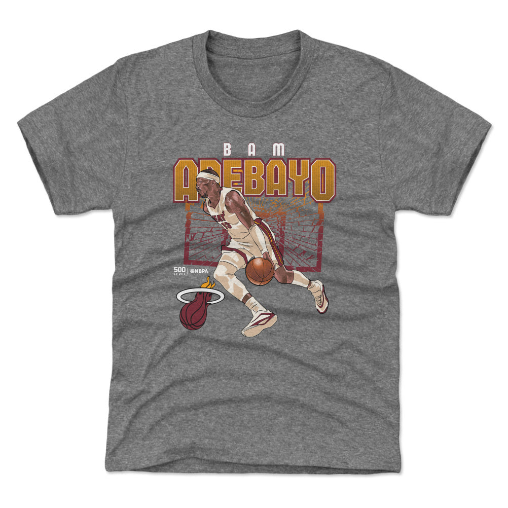 Bam Adebayo Miami Heat Shattered WHT