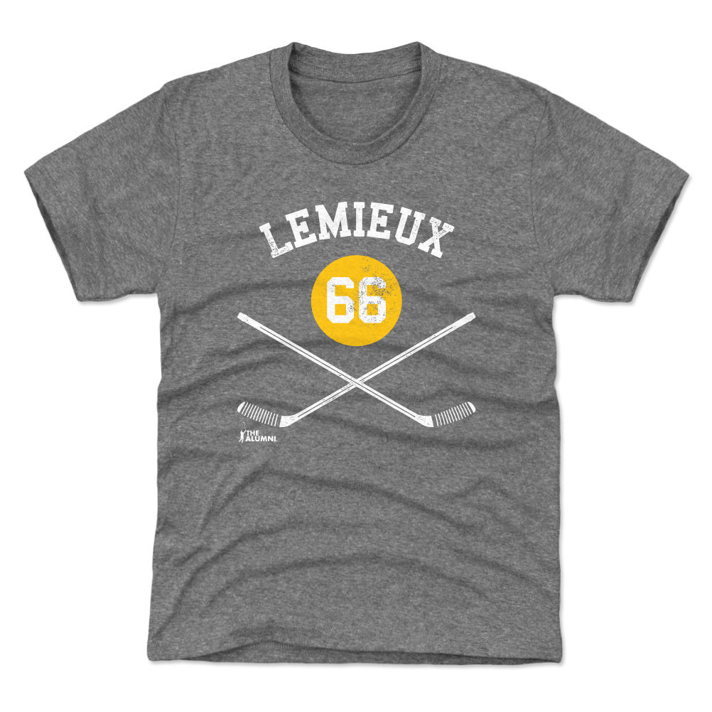Mario Lemieux Pittsburgh 66 Sticks WHT