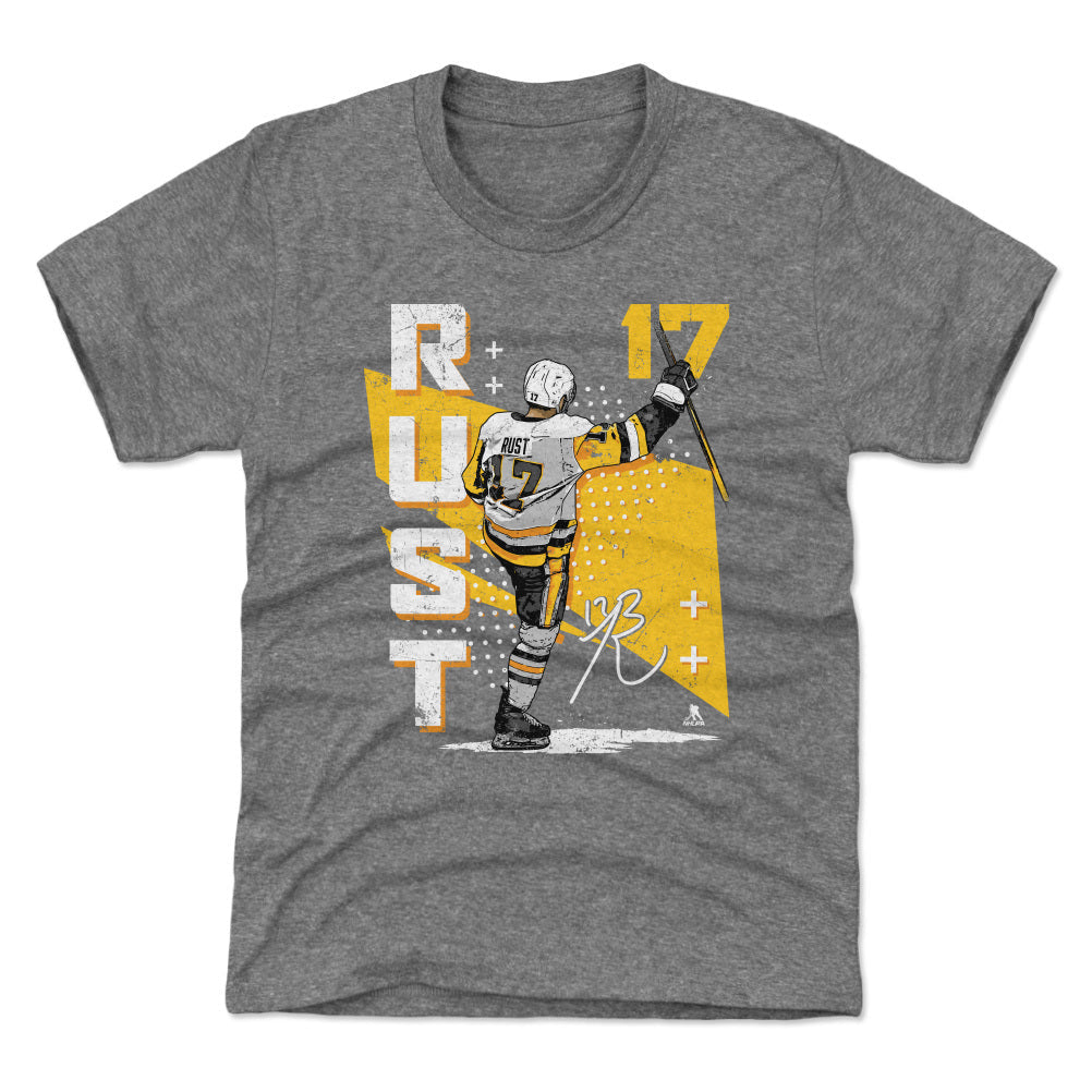 Bryan Rust Pittsburgh Vintage Retro WHT