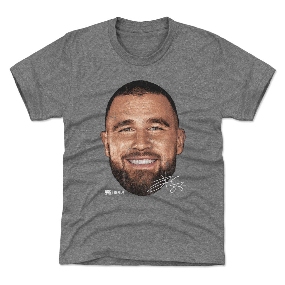 Travis Kelce Kansas City Vintage Head WHT