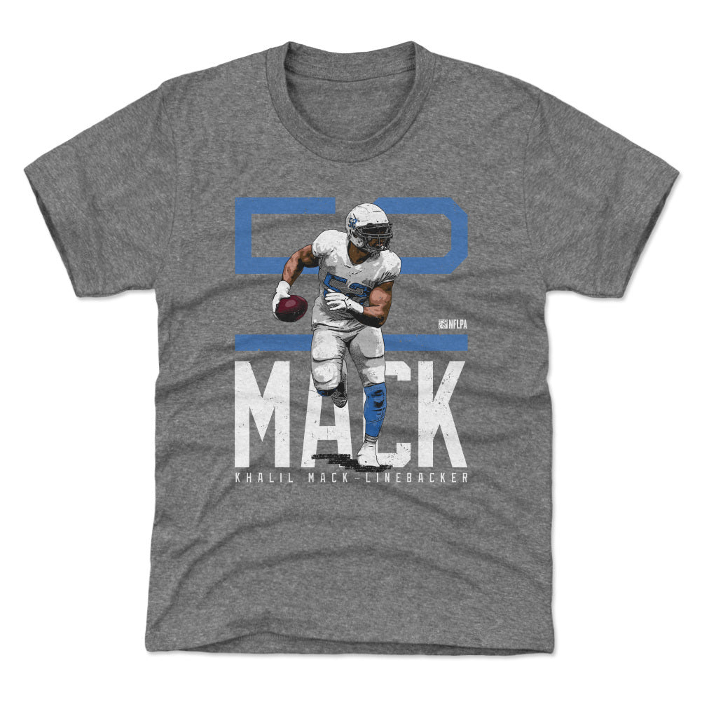Khalil Mack Los Angeles C Bold Number WHT