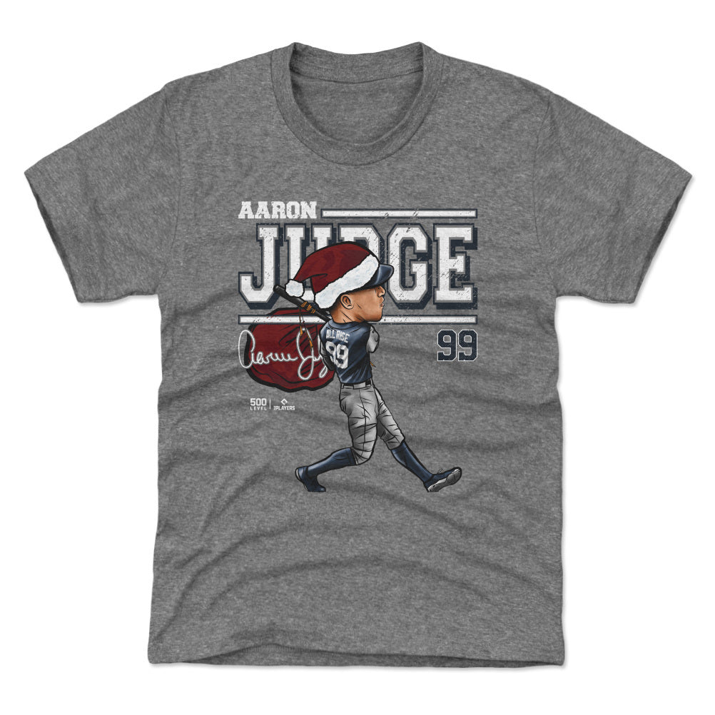 Aaron Judge New York Y Cartoon Santa Hat WHT