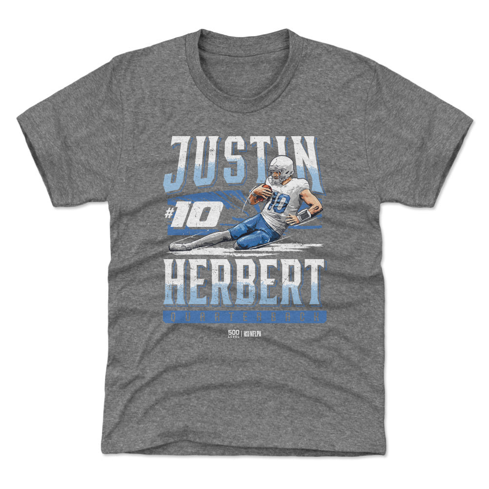 Justin Herbert Los Angeles C Slide WHT