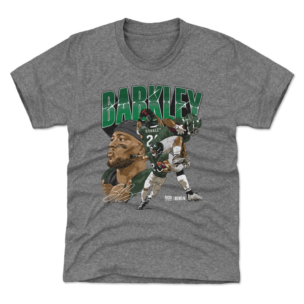 Saquon Barkley Philadelphia Collage WHT