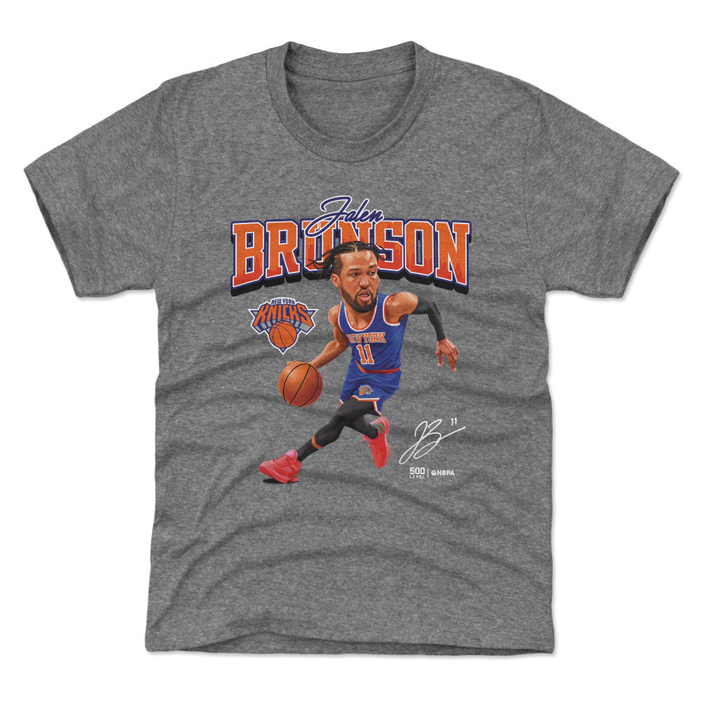 Jalen Brunson New York Knicks Caricature WHT