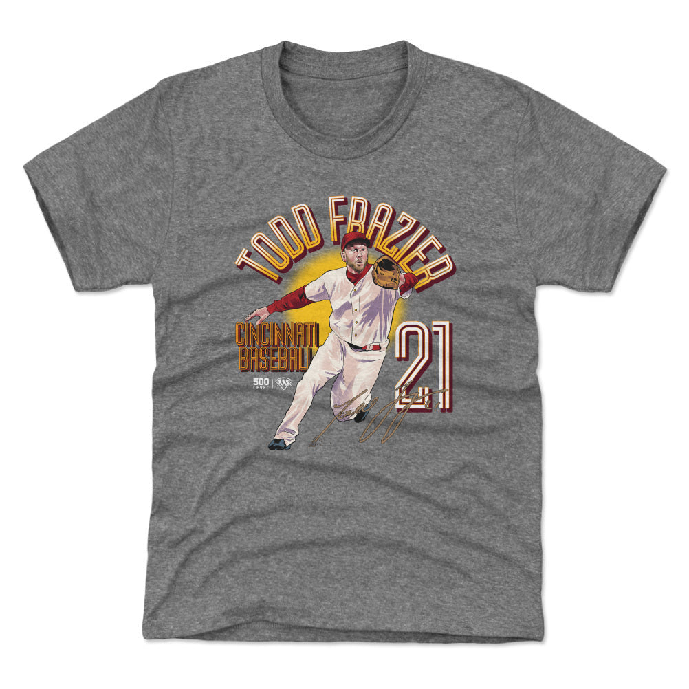 Todd Frazier Cincinnati Name Arc WHT
