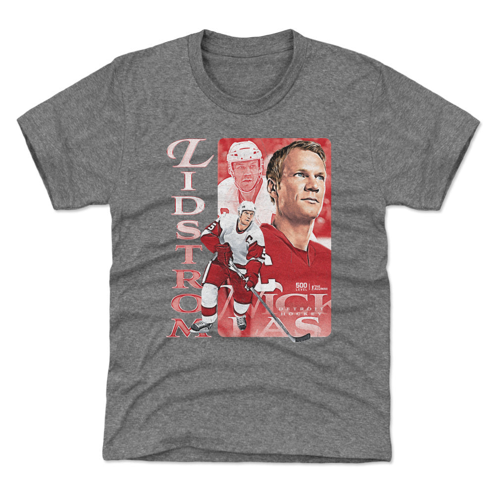 Nicklas Lidstrom Detroit Vintage WHT