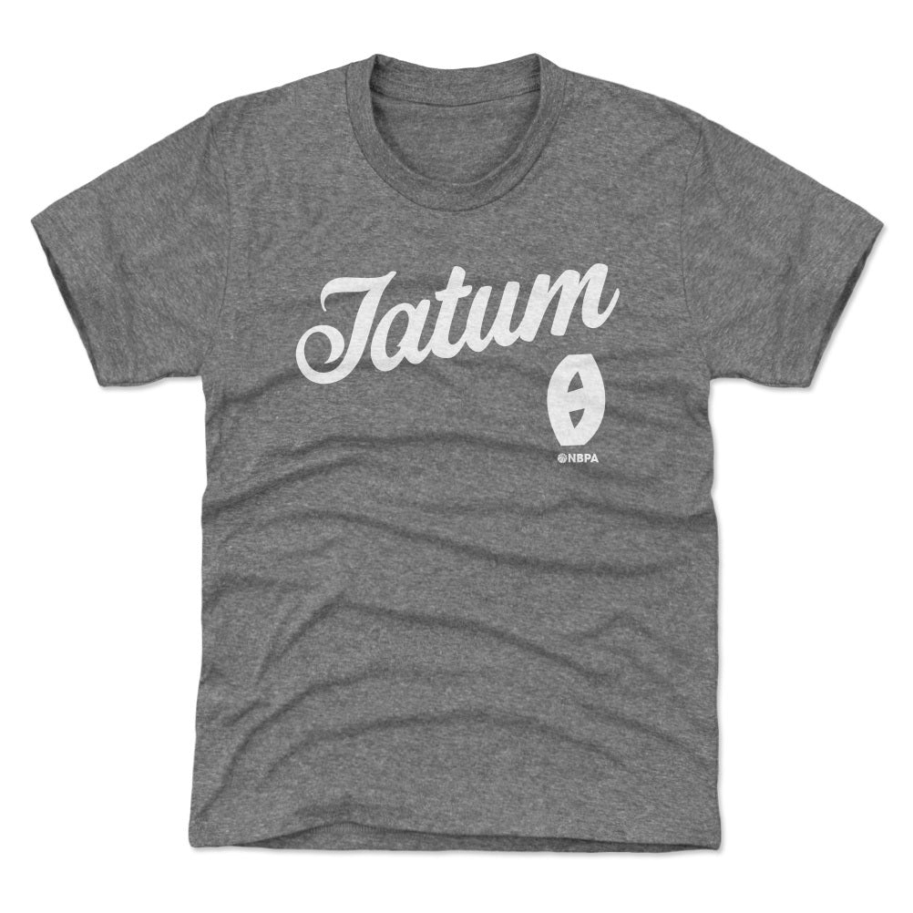Jayson Tatum Boston Script WHT