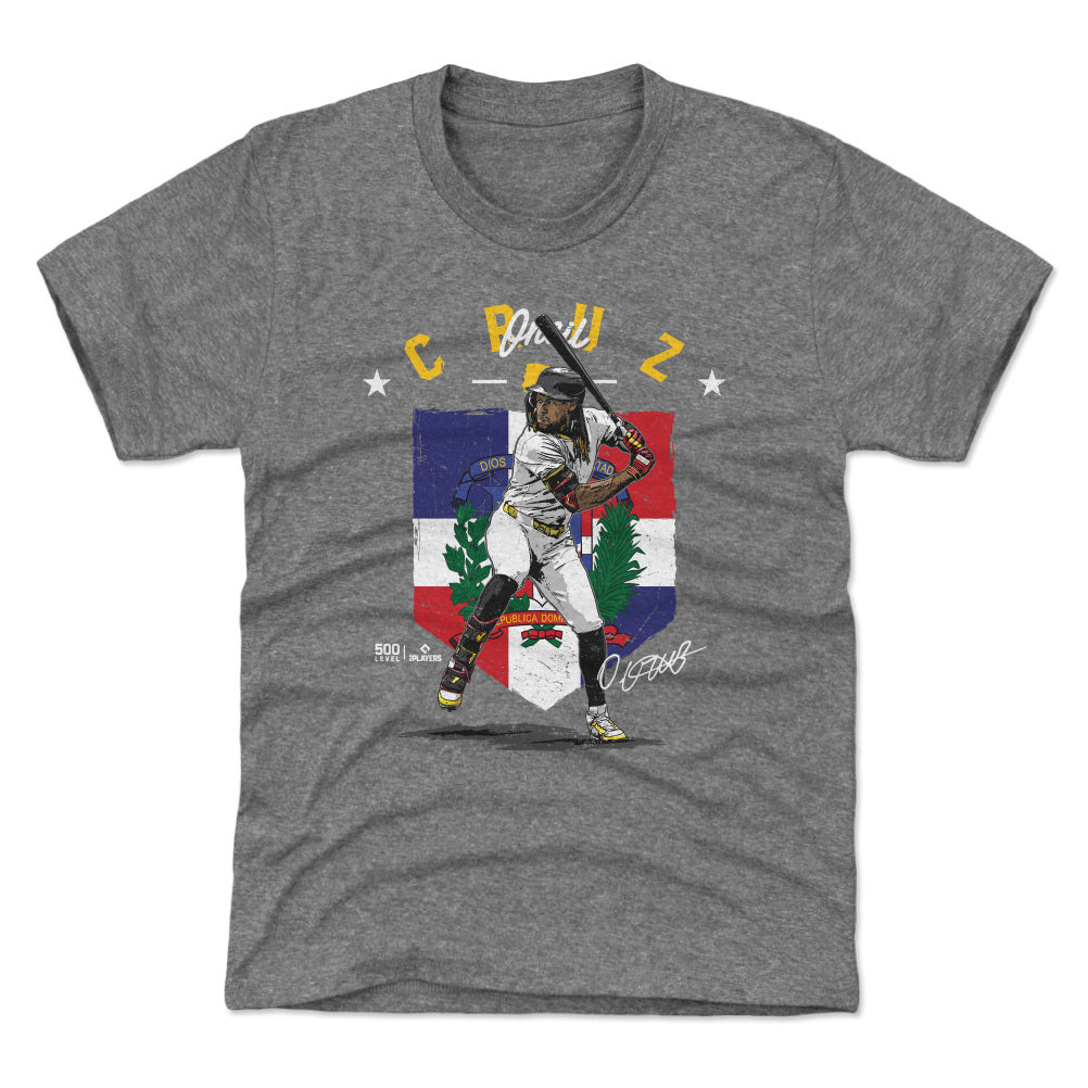 Oneil Cruz Pittsburgh Country Flag WHT