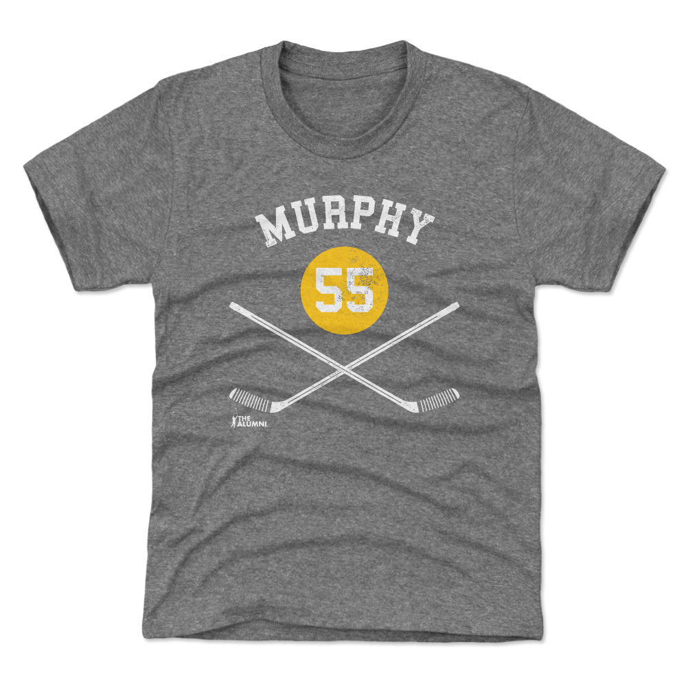 Larry Murphy Pittsburgh 55 Sticks WHT