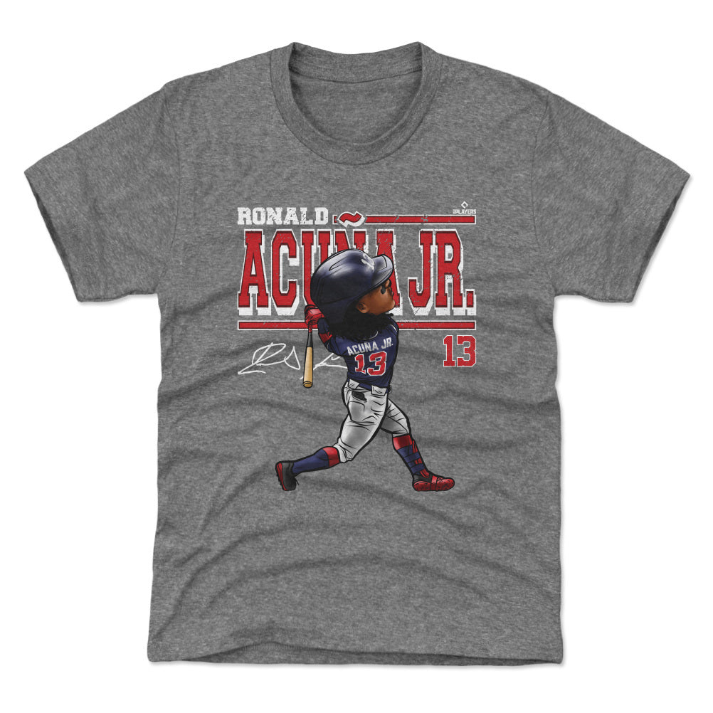 Ronald Acuna Jr. Cartoon WHT