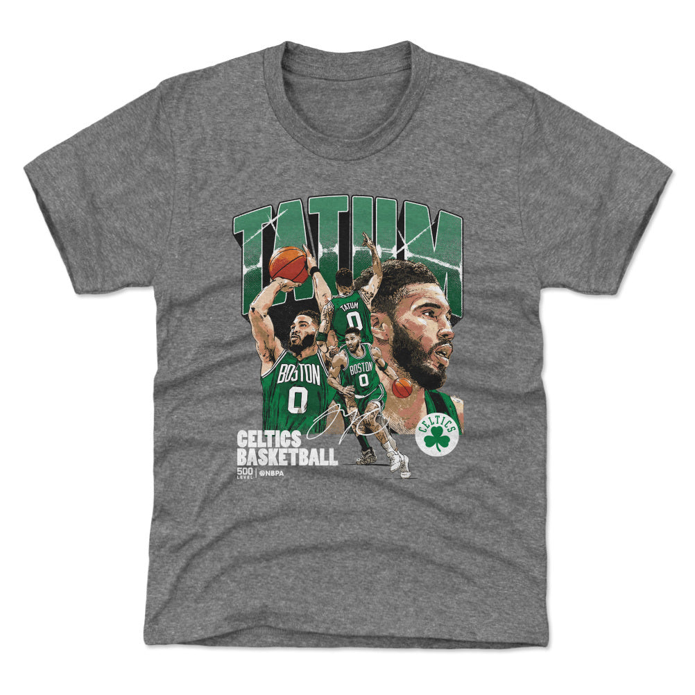 Jayson Tatum Boston Celtics Collage WHT