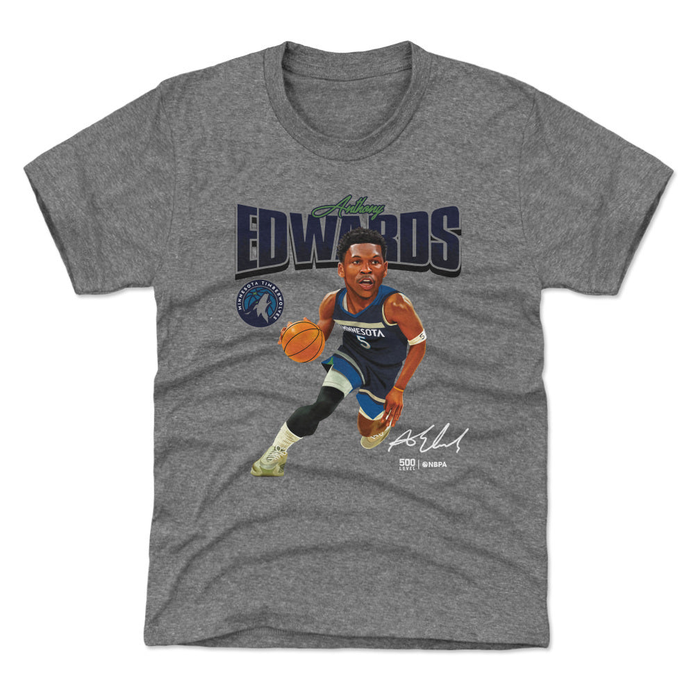 Anthony Edwards Minnesota Timberwolves Caricature WHT