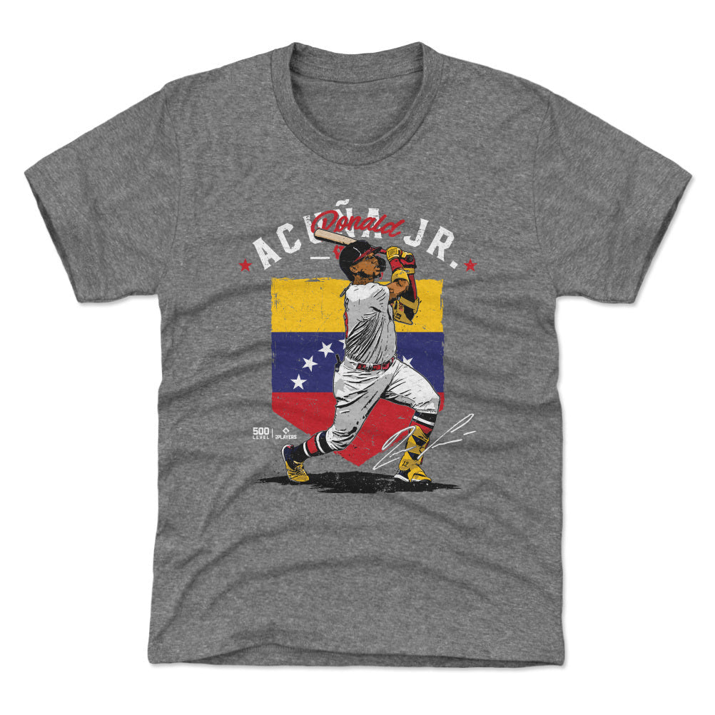 Ronald Acuna Jr. Atlanta Country Flag WHT