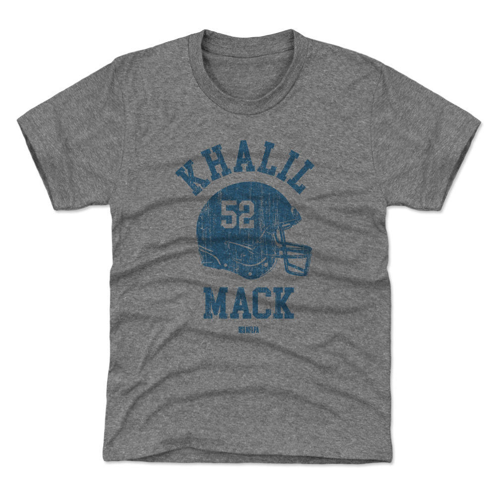 Khalil Mack Los Angeles C Helmet Font