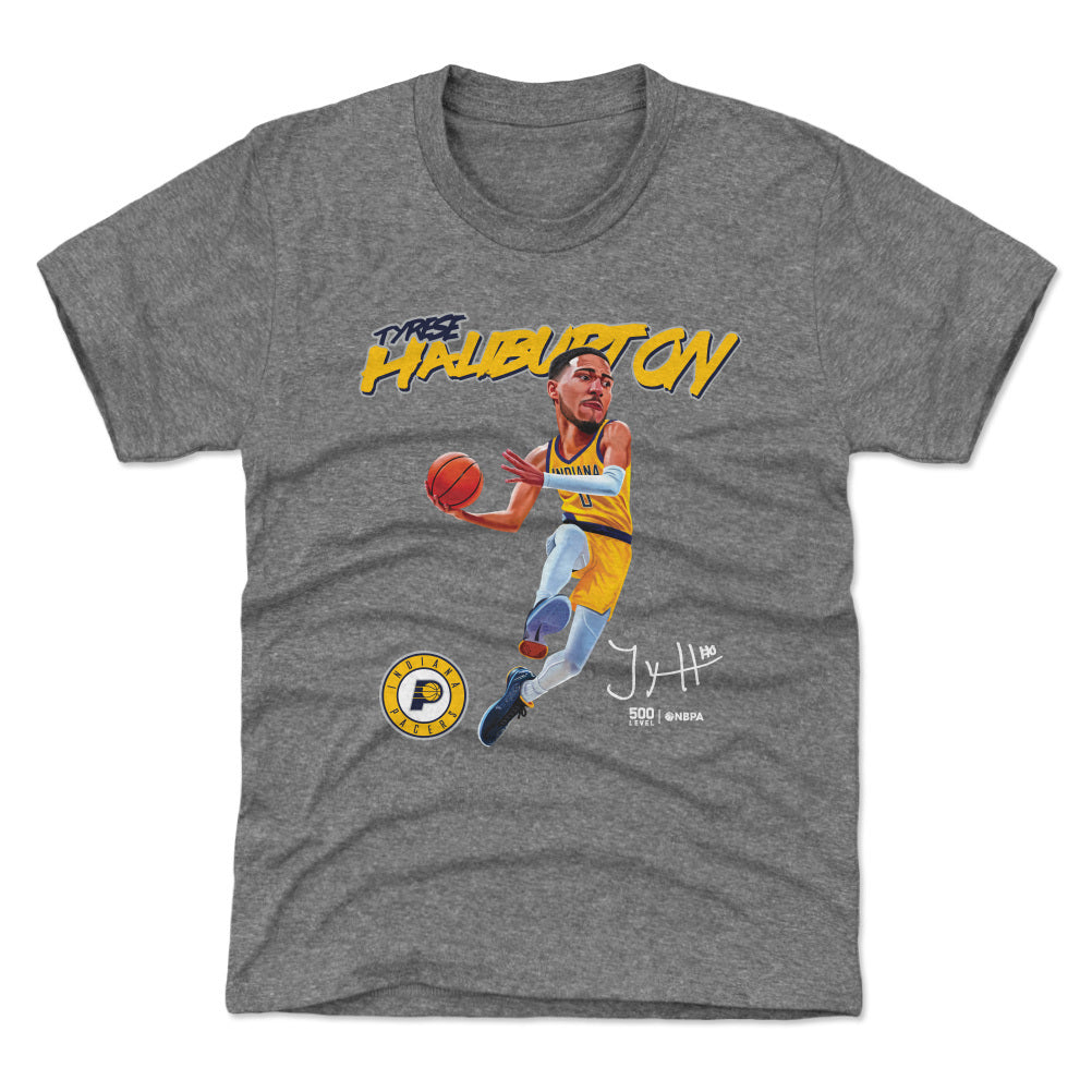 Tyrese Haliburton Indiana Pacers Caricature WHT