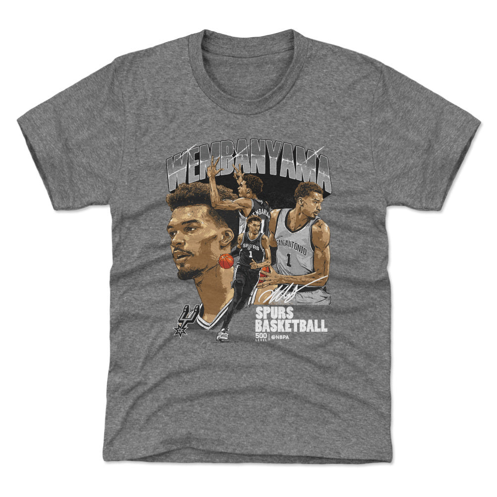 Victor Wembanyama San Antonio Spurs Collage WHT