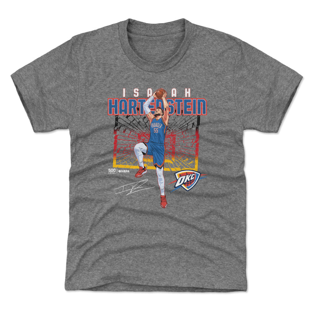Isaiah Hartenstein Oklahoma City Thunder Shattered Flag WHT