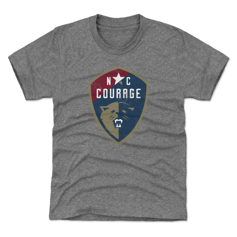 North Carolina Courage Vintage Primary Logo WHT