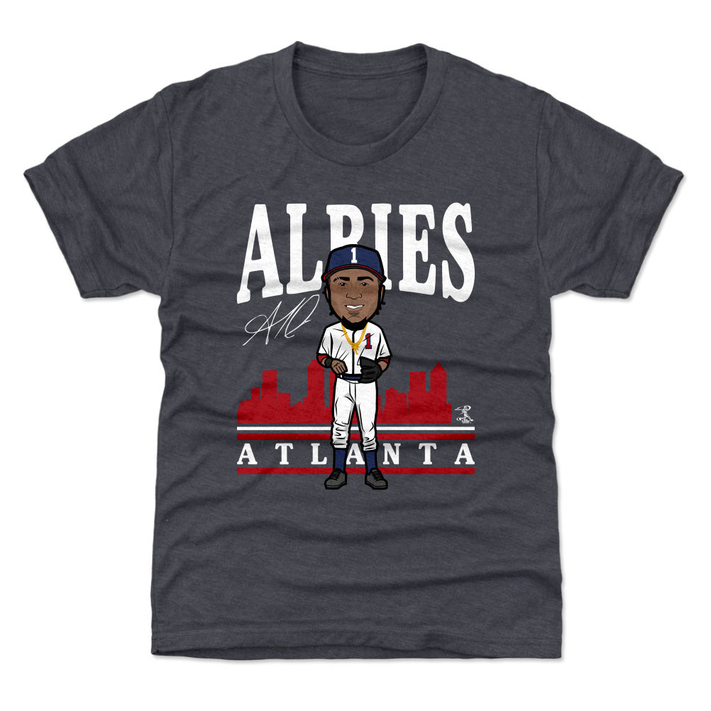 Ozzie Albies Toon R WHT
