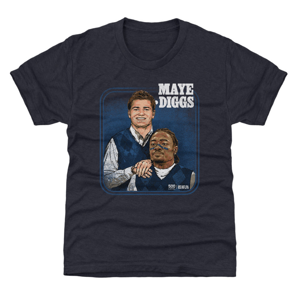 Drake Maye & Stefon Diggs New England Step Brothers WHT