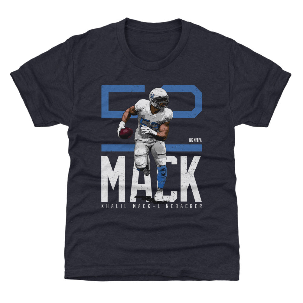Khalil Mack Los Angeles C Bold Number WHT