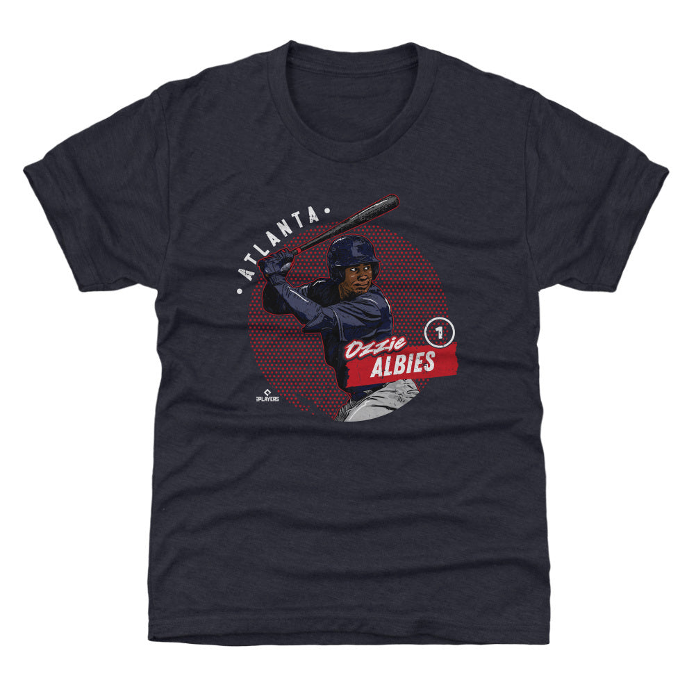 Ozzie Albies Atlanta Dots WHT