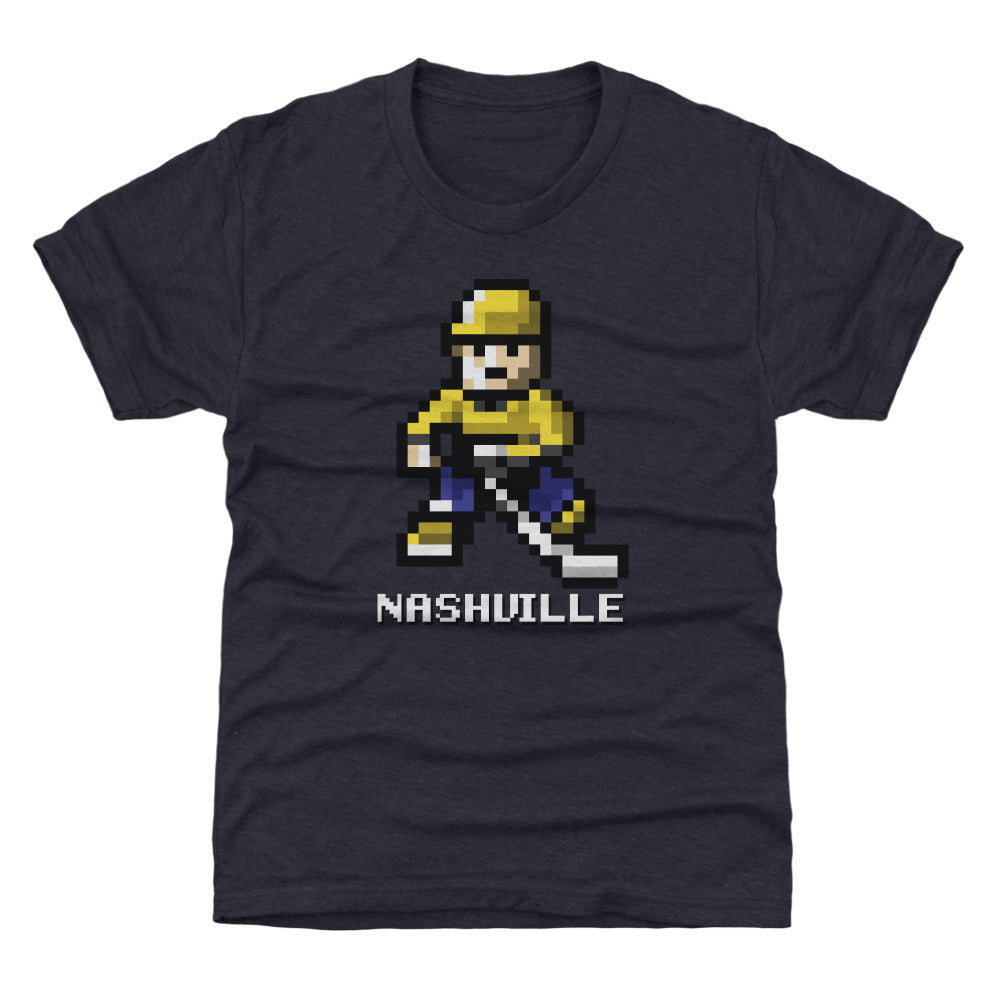 Nashville Hockey 8-bit WHT