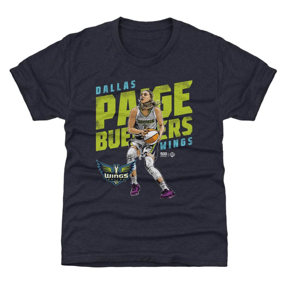 Paige Bueckers Dallas Wings Slant WHT
