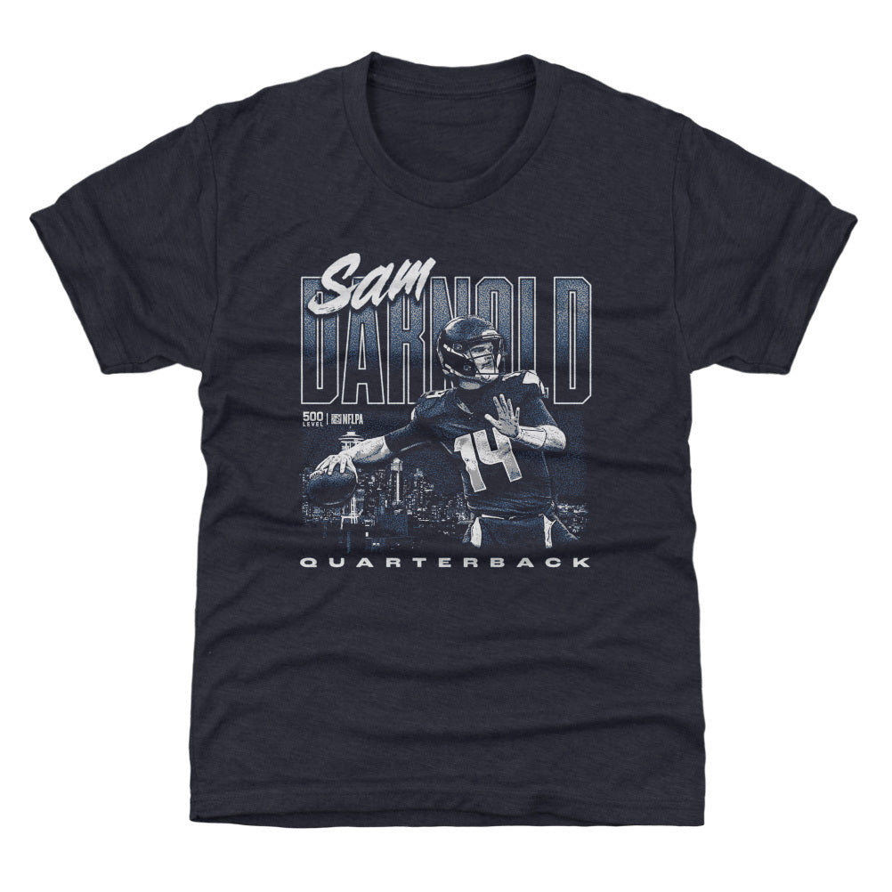 Sam Darnold Seattle Bitmap WHT