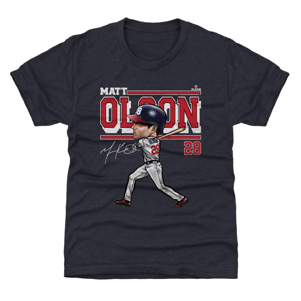 Matt Olson Atlanta Cartoon WHT