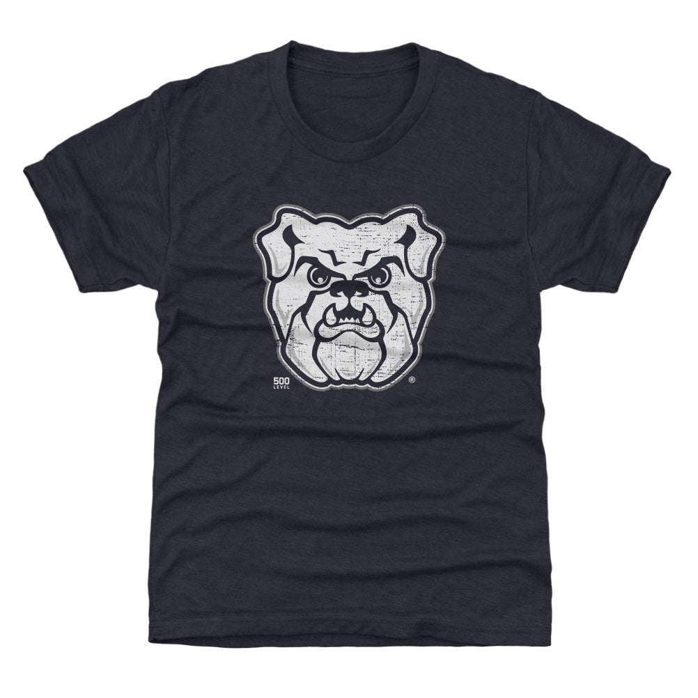 Butler Bulldogs Bulldog Vintage Logo WHT