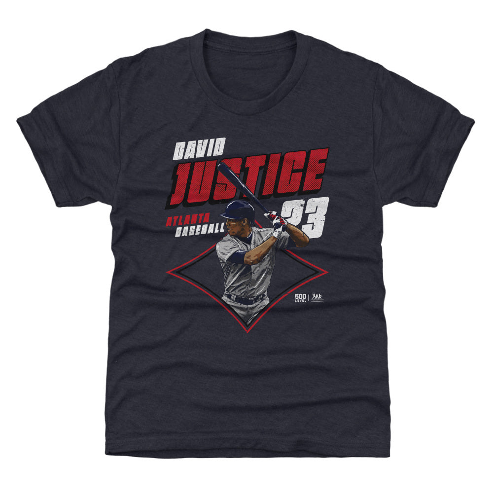 David Justice Atlanta Diamond WHT