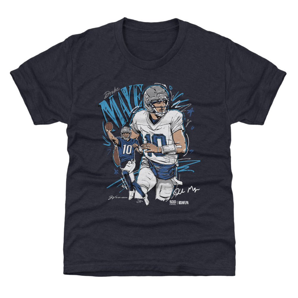 Drake Maye New England Scribble WHT