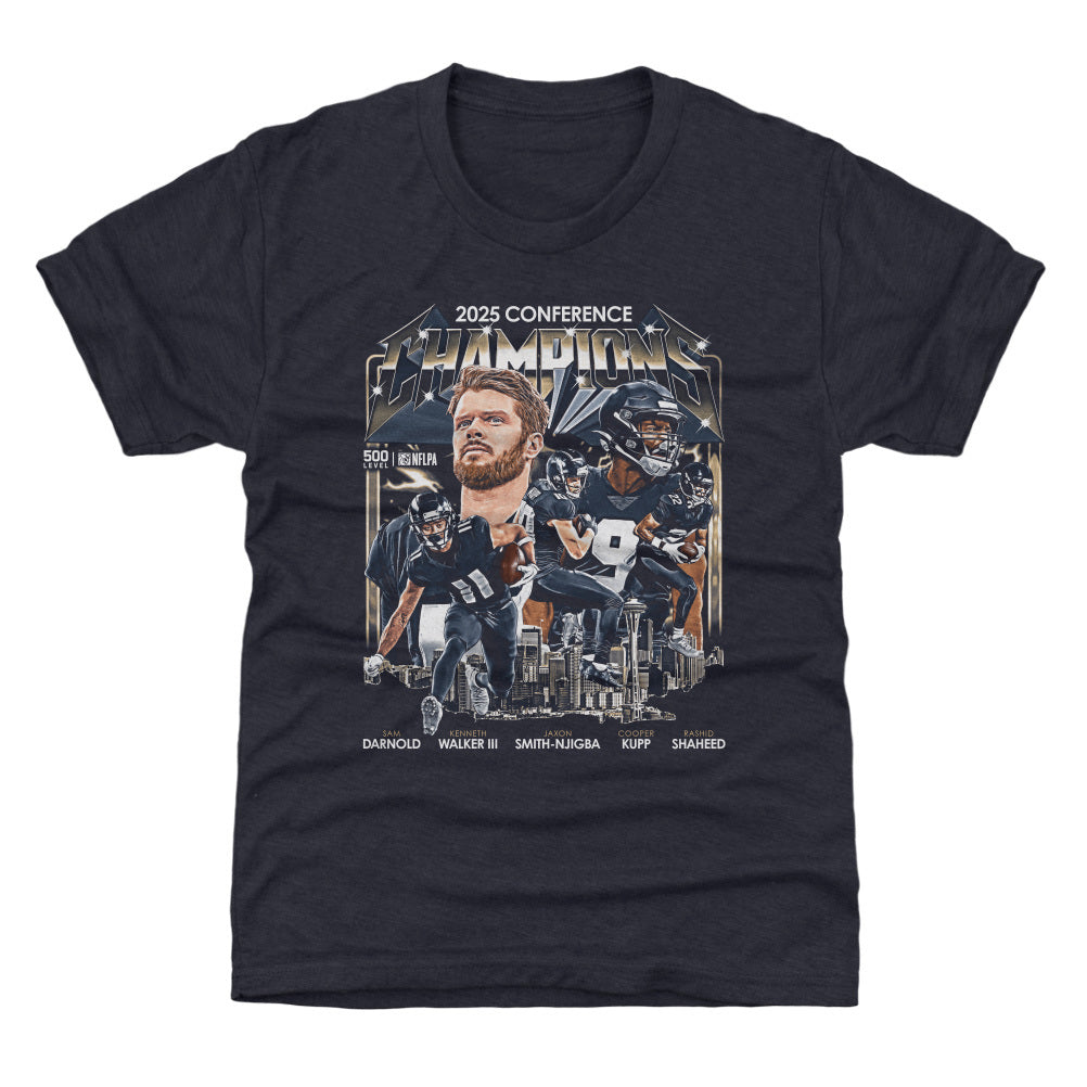 Seattle Football 2025 Conference Champions Vintage WHT